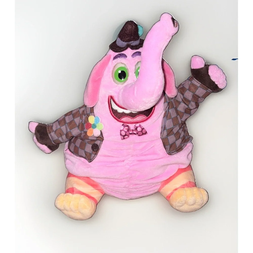 Disney Pixar Inside Out Bing Bong Talking Singing Plush Stuffed Toy Pink WORKS